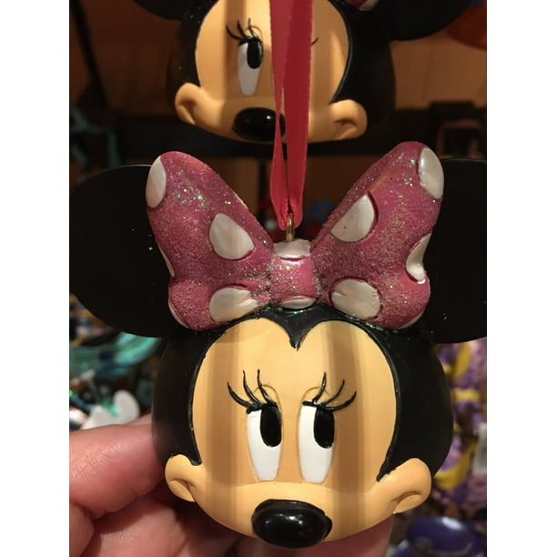 Disney Parks Minnie Mouse Ear Hat Christmas Ornament